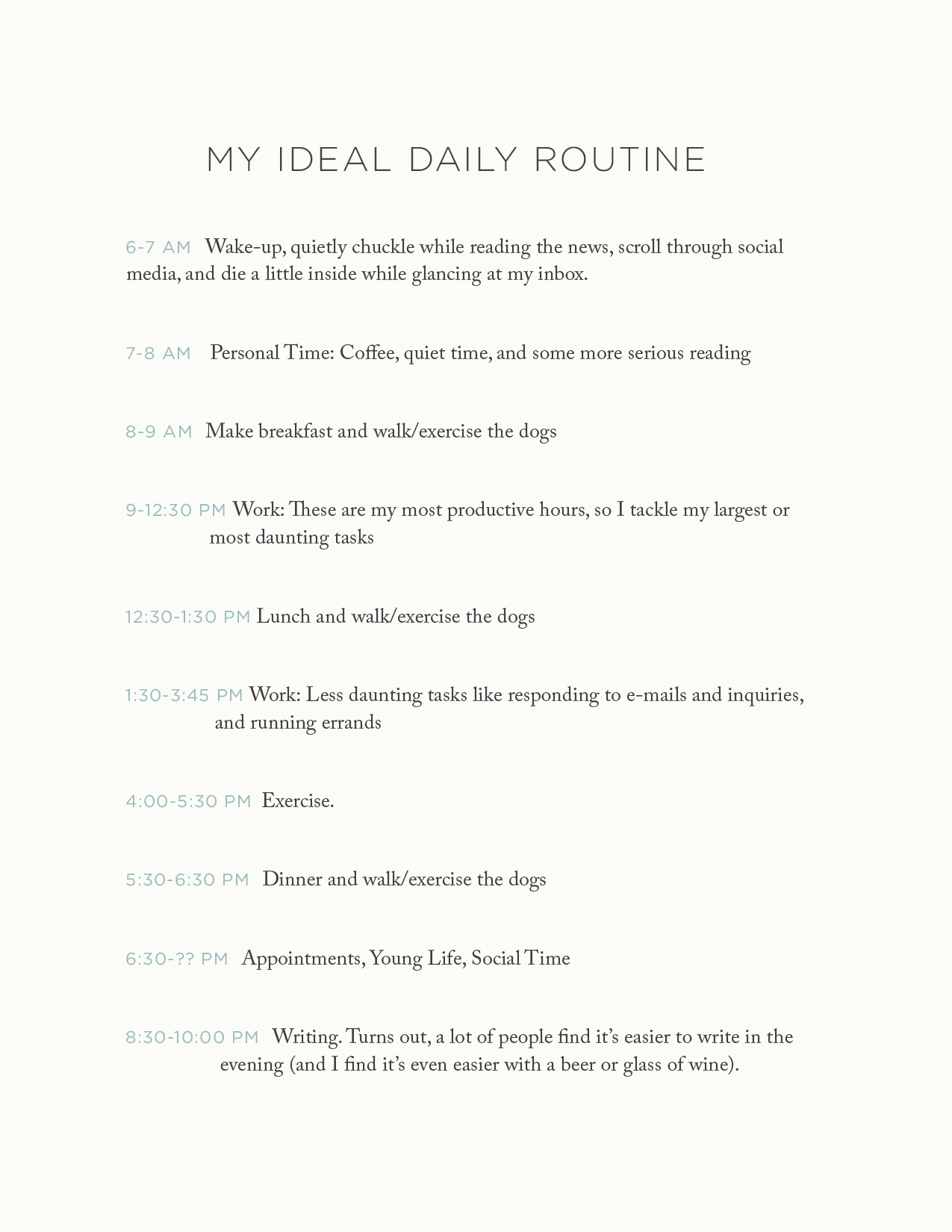 Plan your ideal workday with Davey from the Rising Tide Society