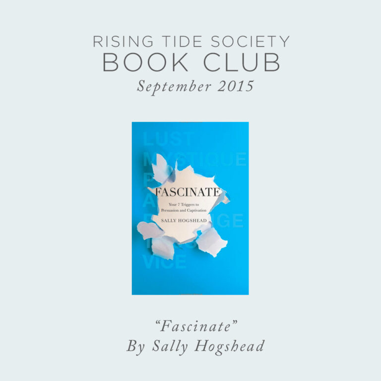 book club book cover - Fascinate by Sally Hogshead