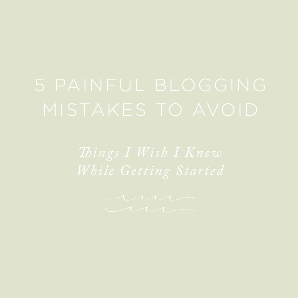 5 Blogging Mistakes to Avoid | via the Rising Tide Society