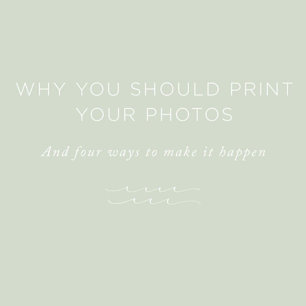 Why You Should Print Your Photos | via the Rising Tide Society