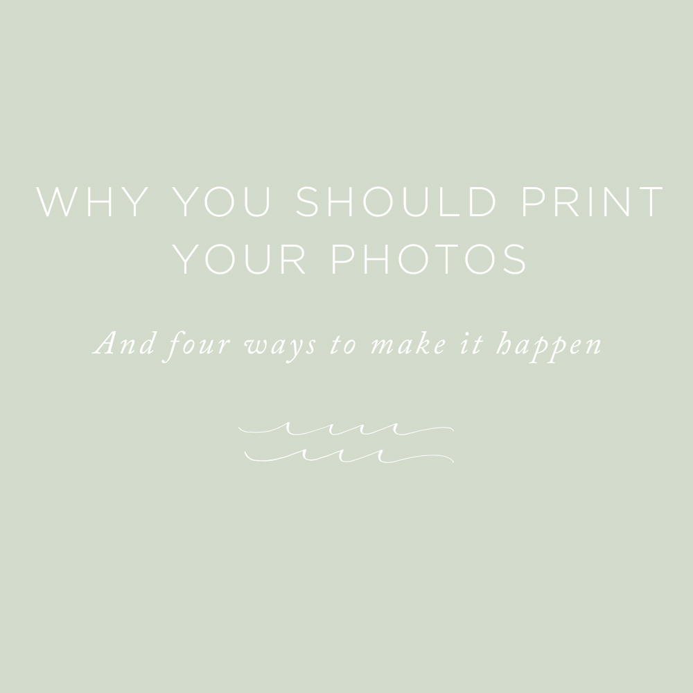 Why You Should Print Your Photos | via the Rising Tide Society