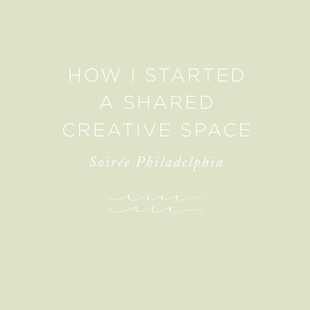 How I Started a Shared Creative Space | via the Rising Tide Society