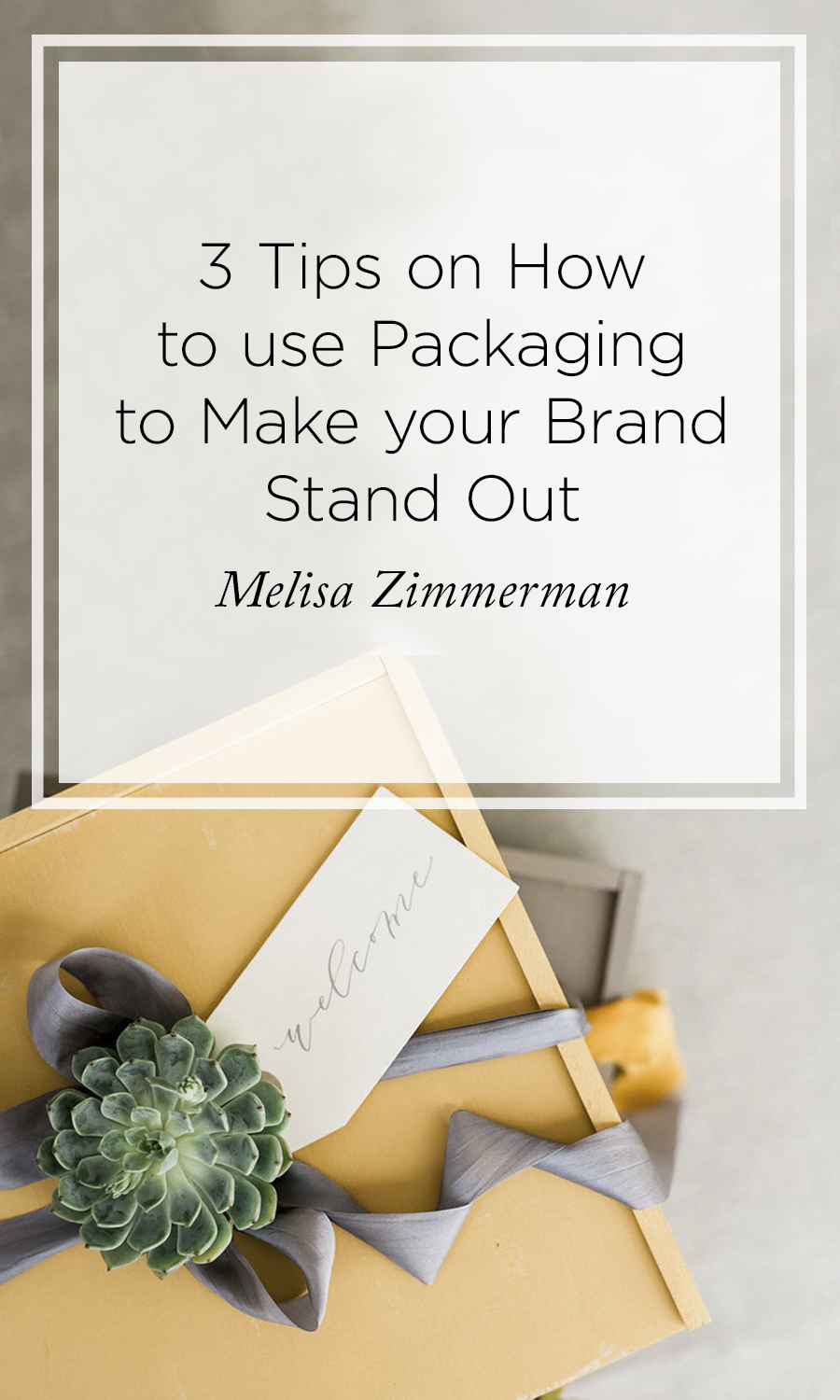 use packaging to enhance your brand