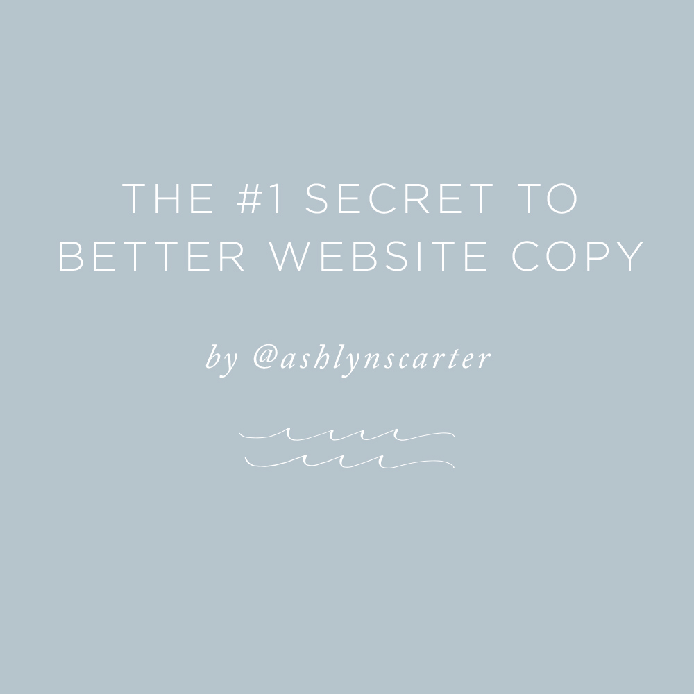 The #1 Secret to Better Website Copy | via the Rising Tide Society
