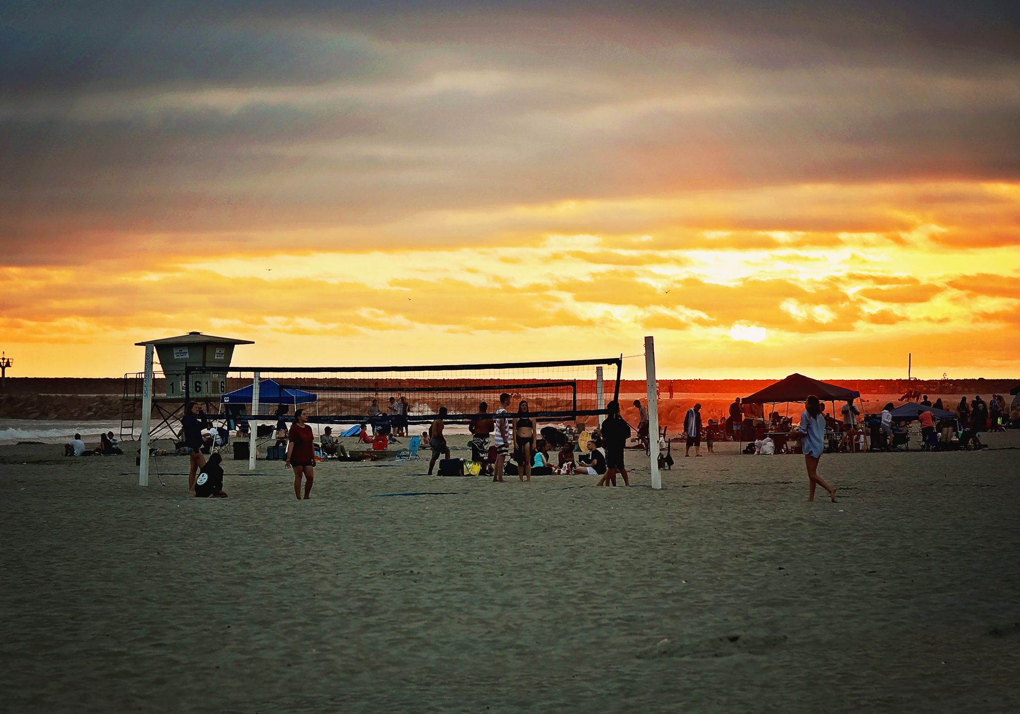 Oceanside At Sunset