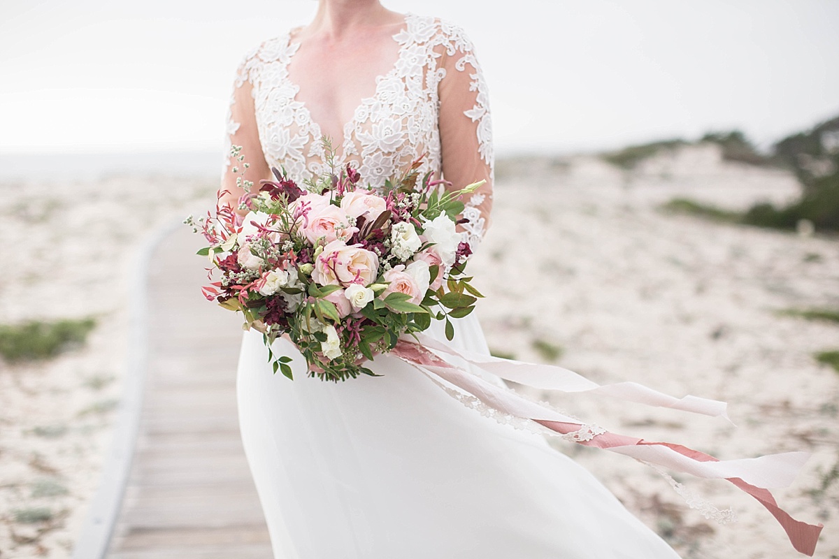 Elegant and Beachy Styled Shoot by the Rising Tide Society Monterey, California, Chapter