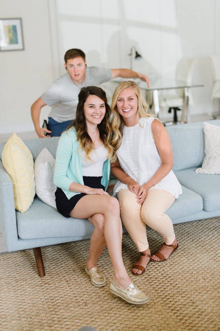 summer interns smiling for a photo