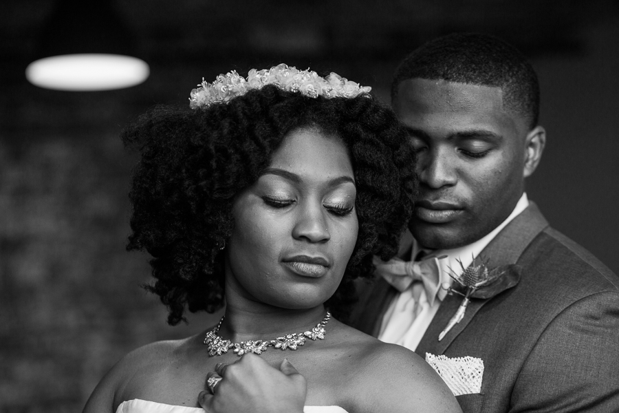 Houston Tuesdays Together (Rising Tide Society) Pantone Colors Styled Shoot, African American Bride & Groom, Colorful Bouquet