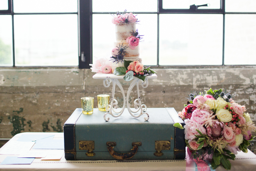 Houston Tuesdays Together (Rising Tide Society) Pantone Colors, Styled Shoot, Colorful Wedding Cake