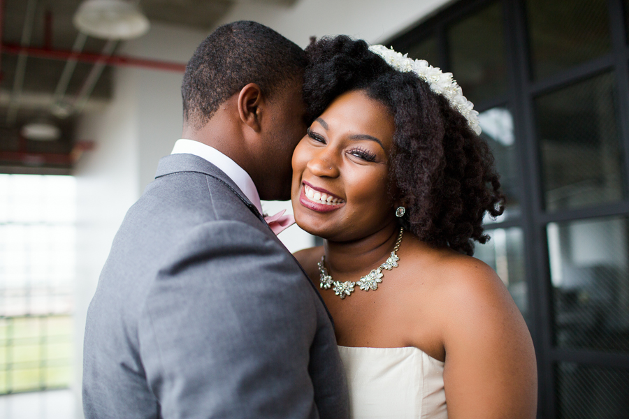 Houston Tuesdays Together (Rising Tide Society) Pantone Colors Styled Shoot, African American Bride & Groom