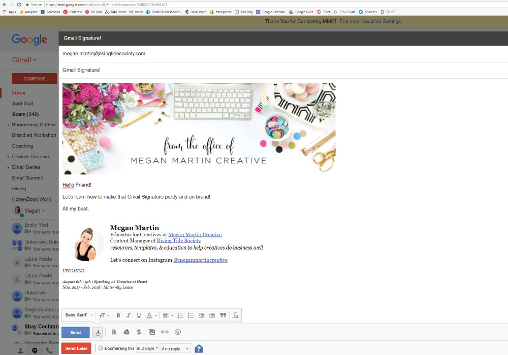 example of an email signature template in gmail