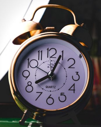 Close up of an alarm clock