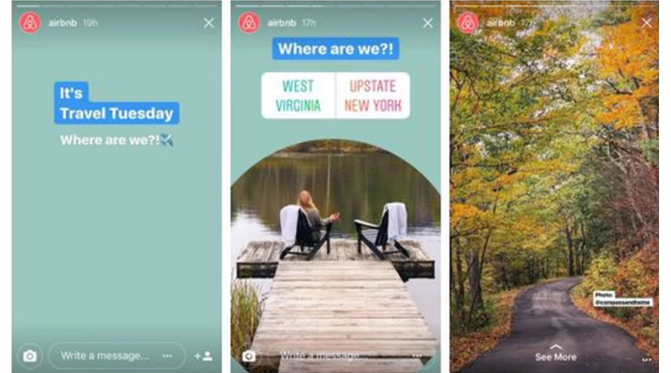 instagram story samples
