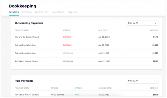 payment tracking software