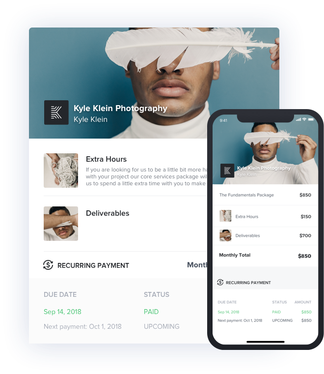 HoneyBook recurring payments get you paid. Again. And again.