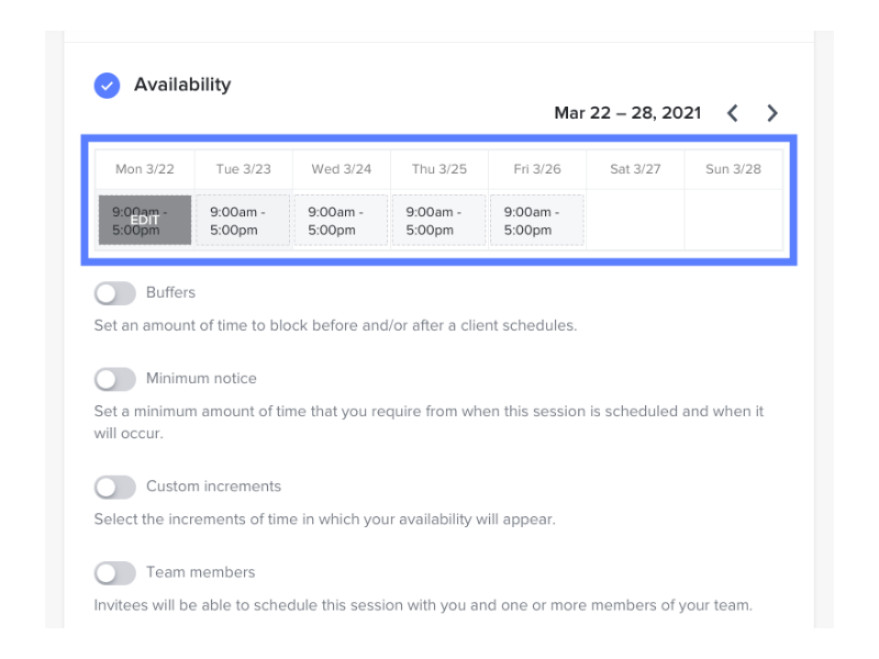 HoneyBook Scheduling