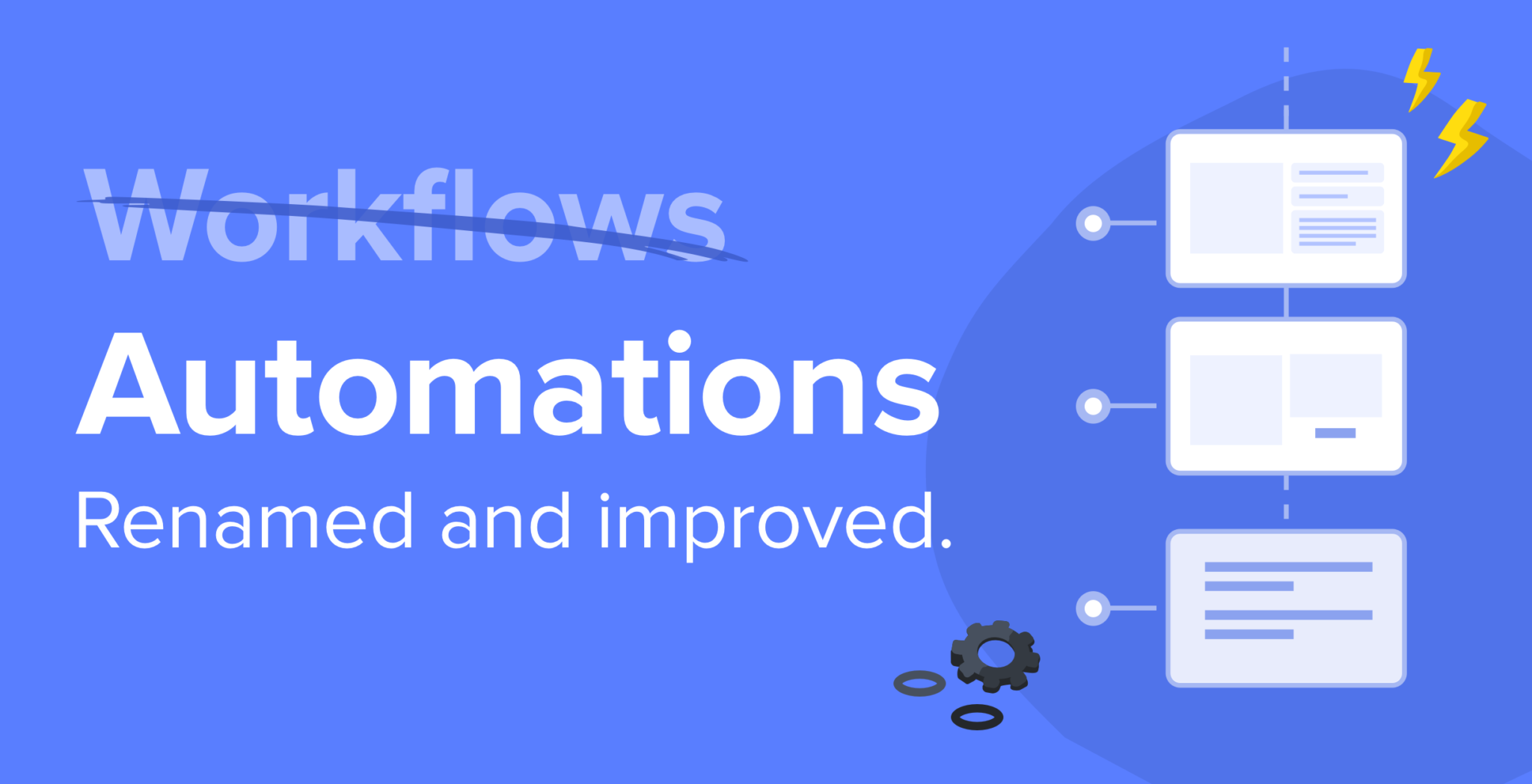 Automations renamed and improved