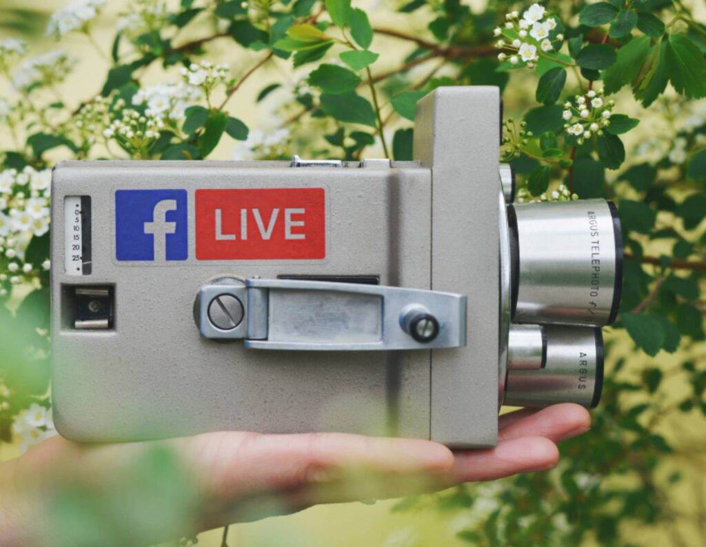 camera live streaming to facebook