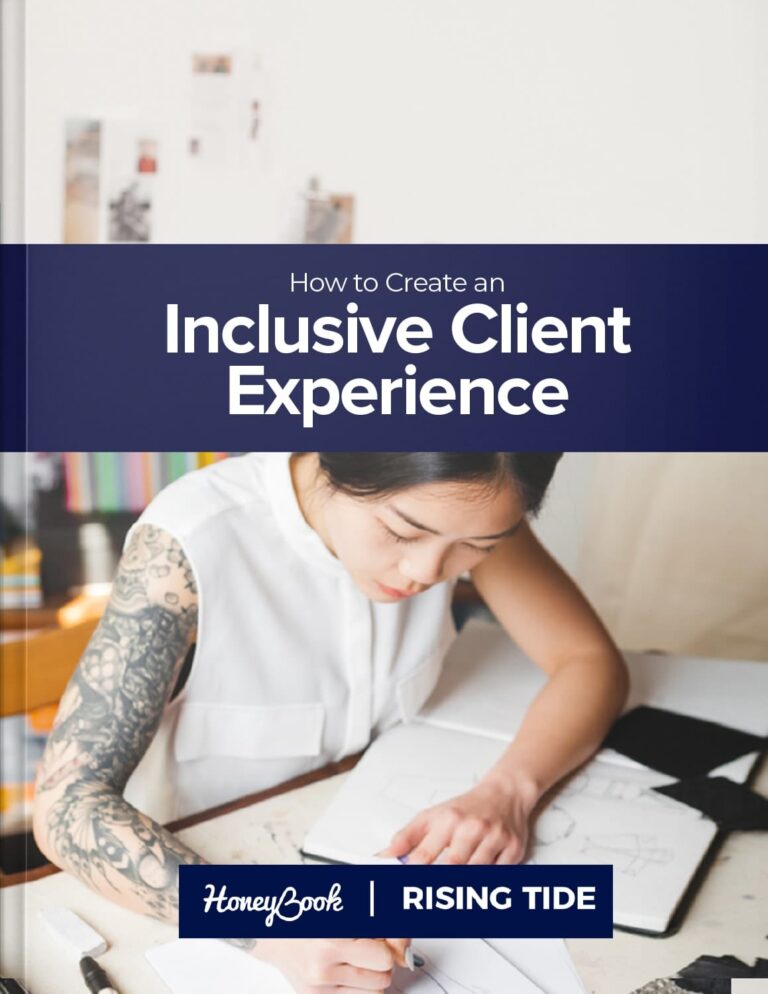 What does it mean to create an inclusive client experience? It’s about ensuring each interaction a potential client has with your business is fundamentally designed to serve all people and respects diversity of identity and ability. Operating with inclusivity in mind is good for your clients, business, and community; you might call it a win-win-win. In this month’s guide, we are sharing actionable steps to help you create a more inclusive client experience in your business that will make people feel welcome and eager to work with you.
