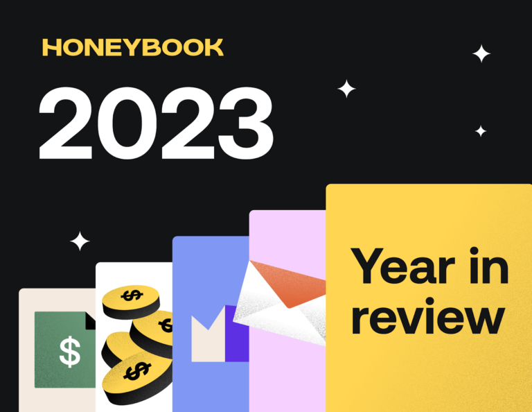 HoneyBook 2023 year in review