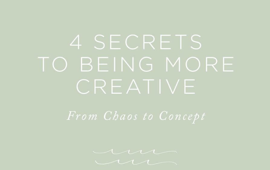 4 secrets to being more creative