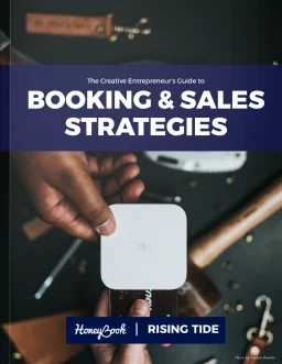 Small Business Sales and Booking Strategies monthly business guide cover photo