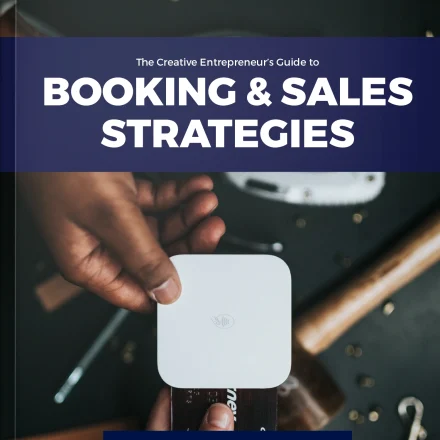 Small Business Sales and Booking Strategies monthly business guide cover photo