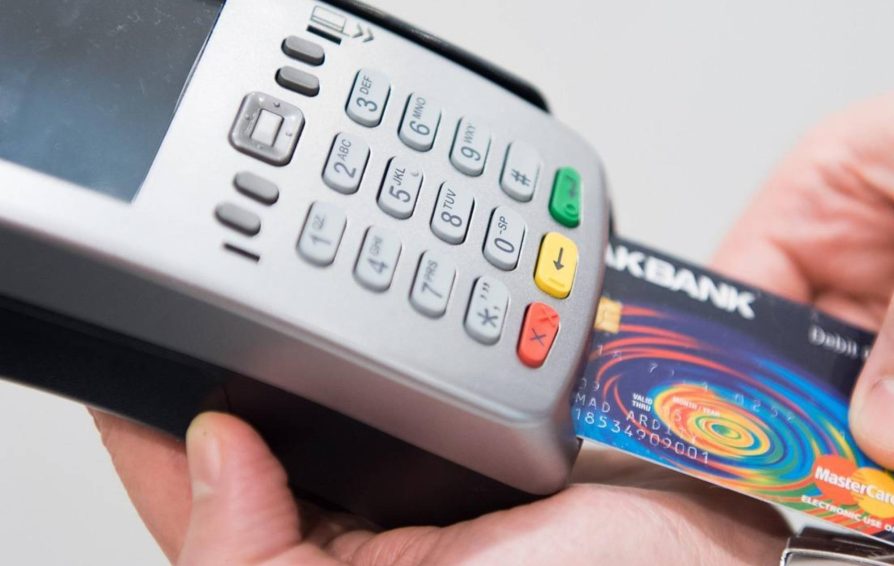 Paying with a credit card