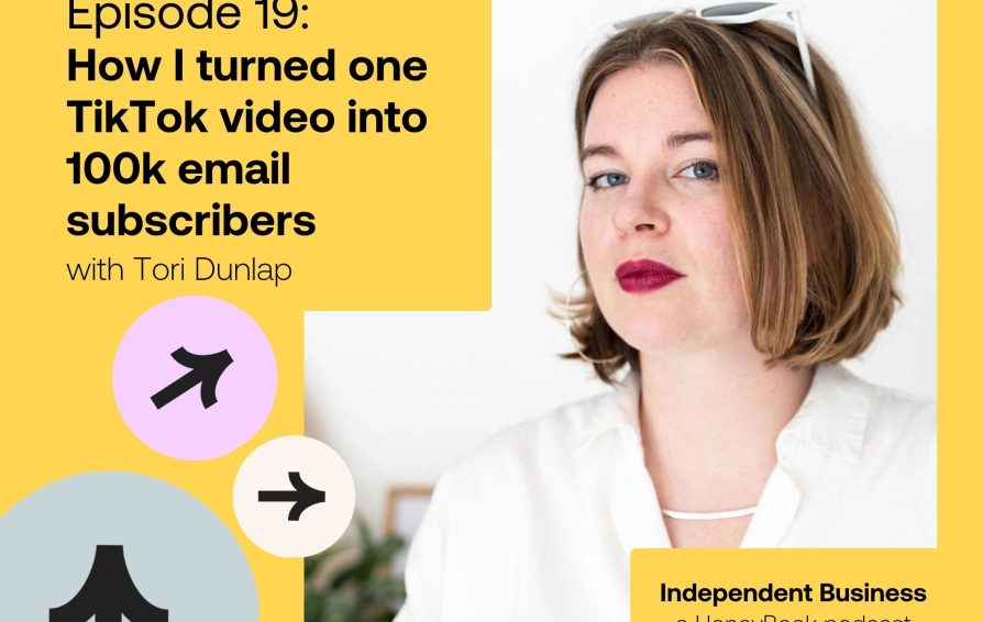 How I turned one TikTok video into 100k email subscribers Tori Dunlap