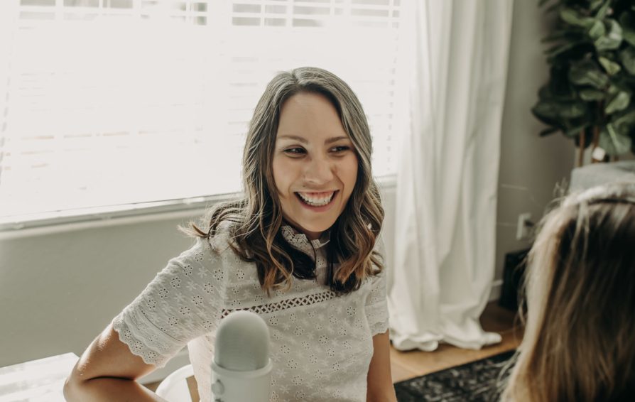 mariana ziegler doing her morning dose podcast