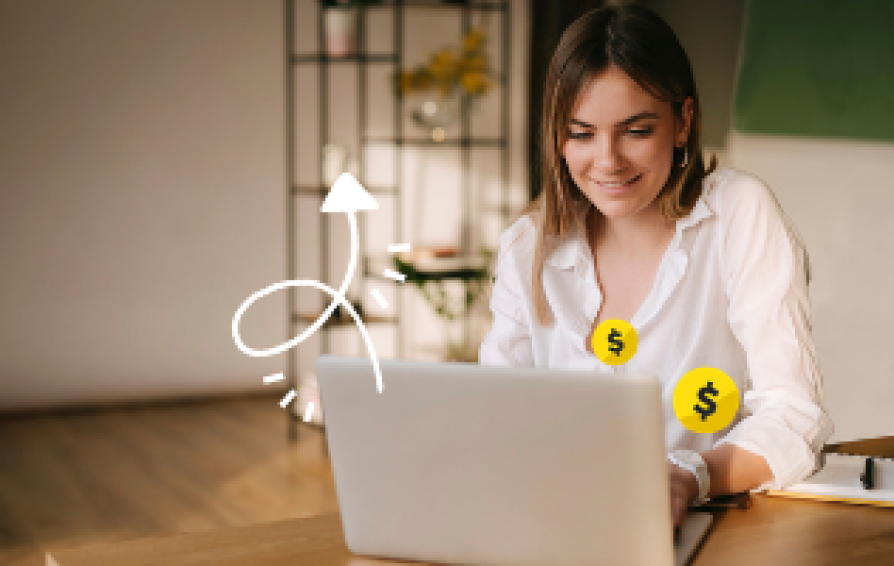 business owner updating SEO to drive conversions on the website