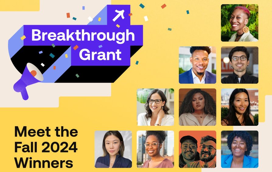 HoneyBook Breakthrough Grant Fall winners