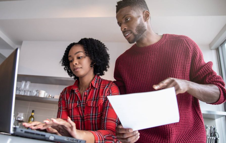 Two clients working through a client onboarding checklist