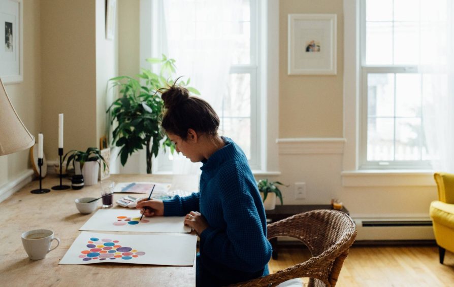Designer working
