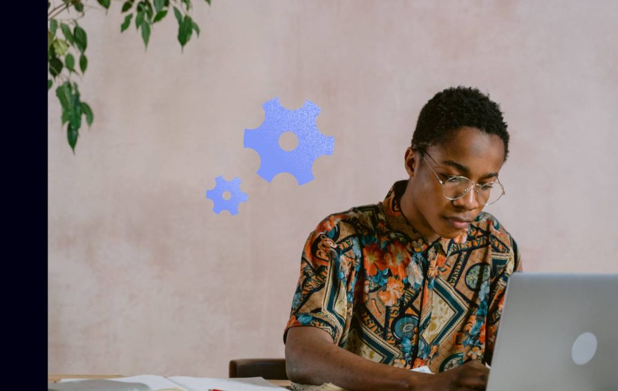 Man using HoneyBook automations