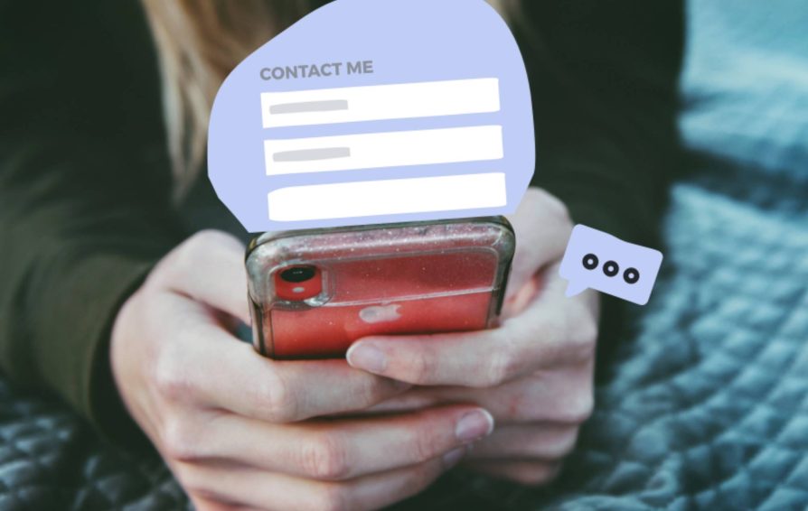 Mobile contact form for lead generation
