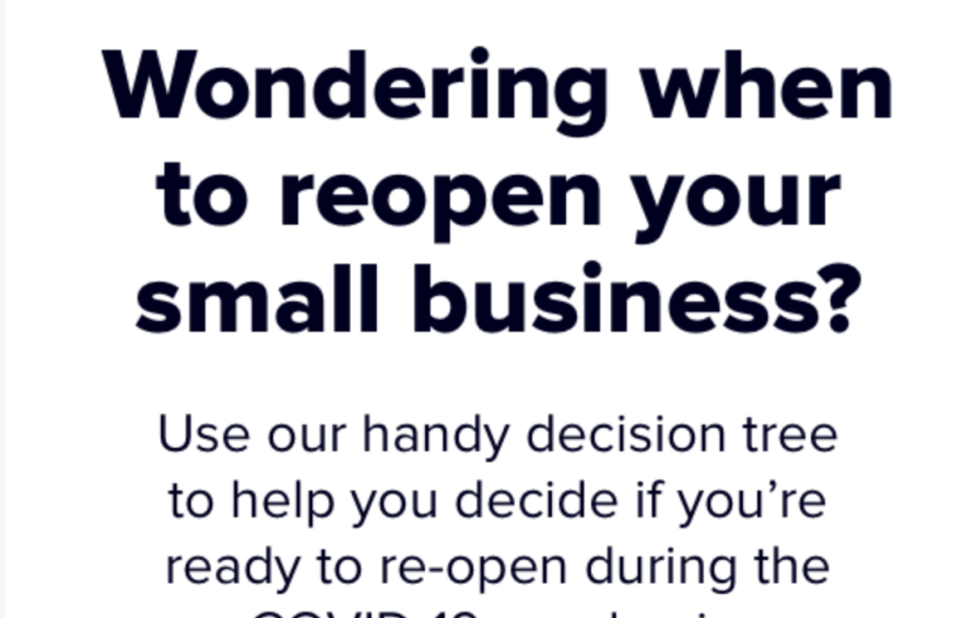 Wondering when to reopen your small business card