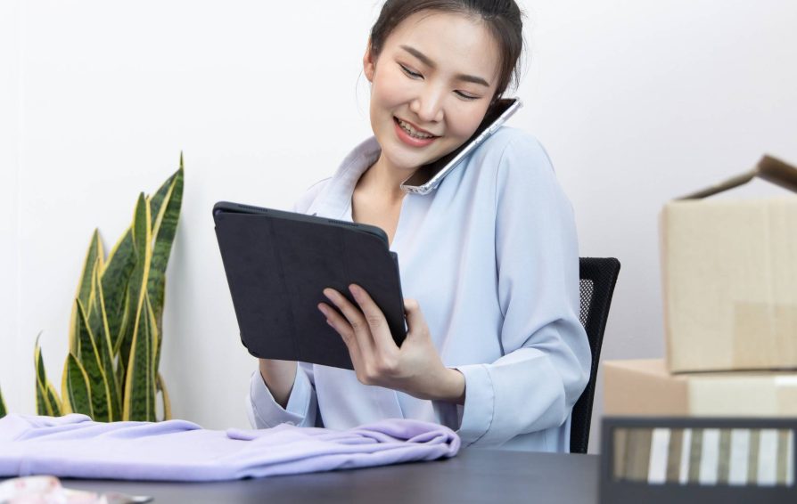 Business owner using a sales process to book clients