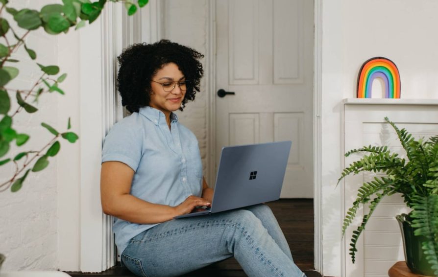 Woman working on timeboxing in her schedule