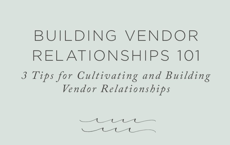 vendor building relationship