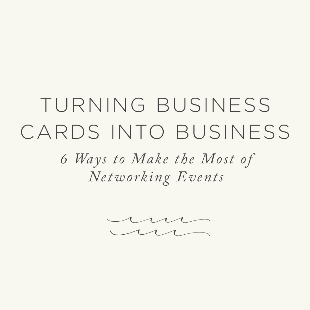 Make the Most out of Networking Events | Via The Rising Tide Society