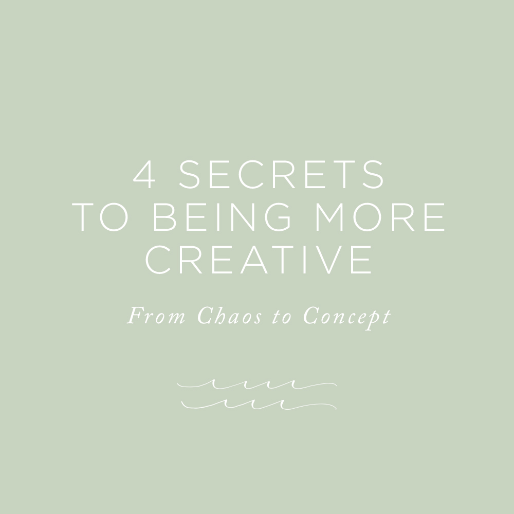 4 secrets to being more creative