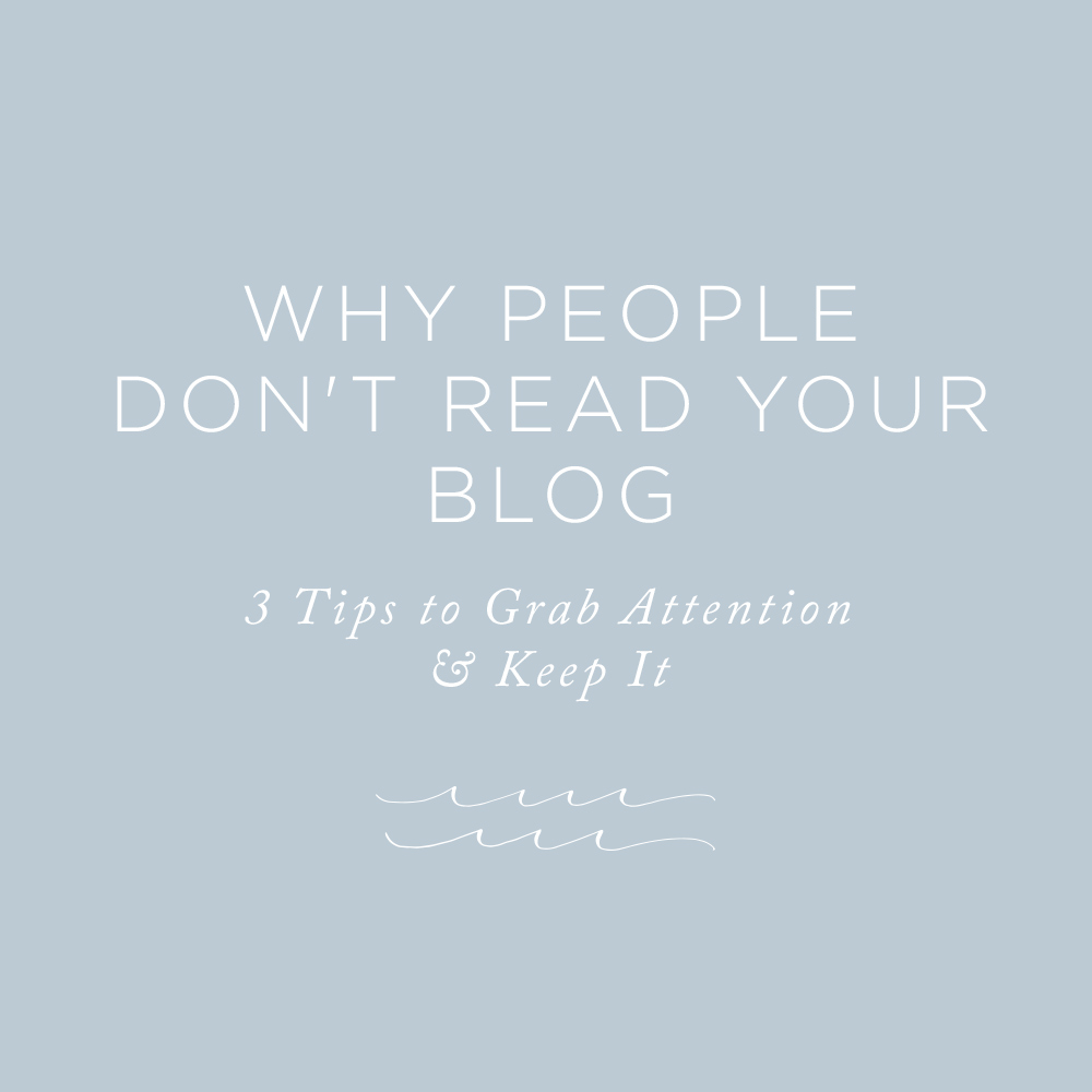 Why People Don't Read Your Blog