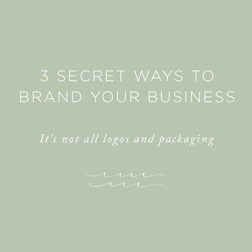 3 Secret Ways to Brand Your Business | via the Rising Tide Society
