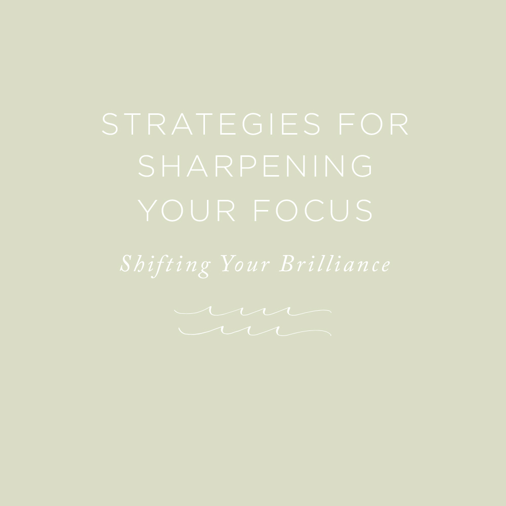 Strategies for Sharpening Your Focus | by Simon T. Bailey via the Rising Tide Society