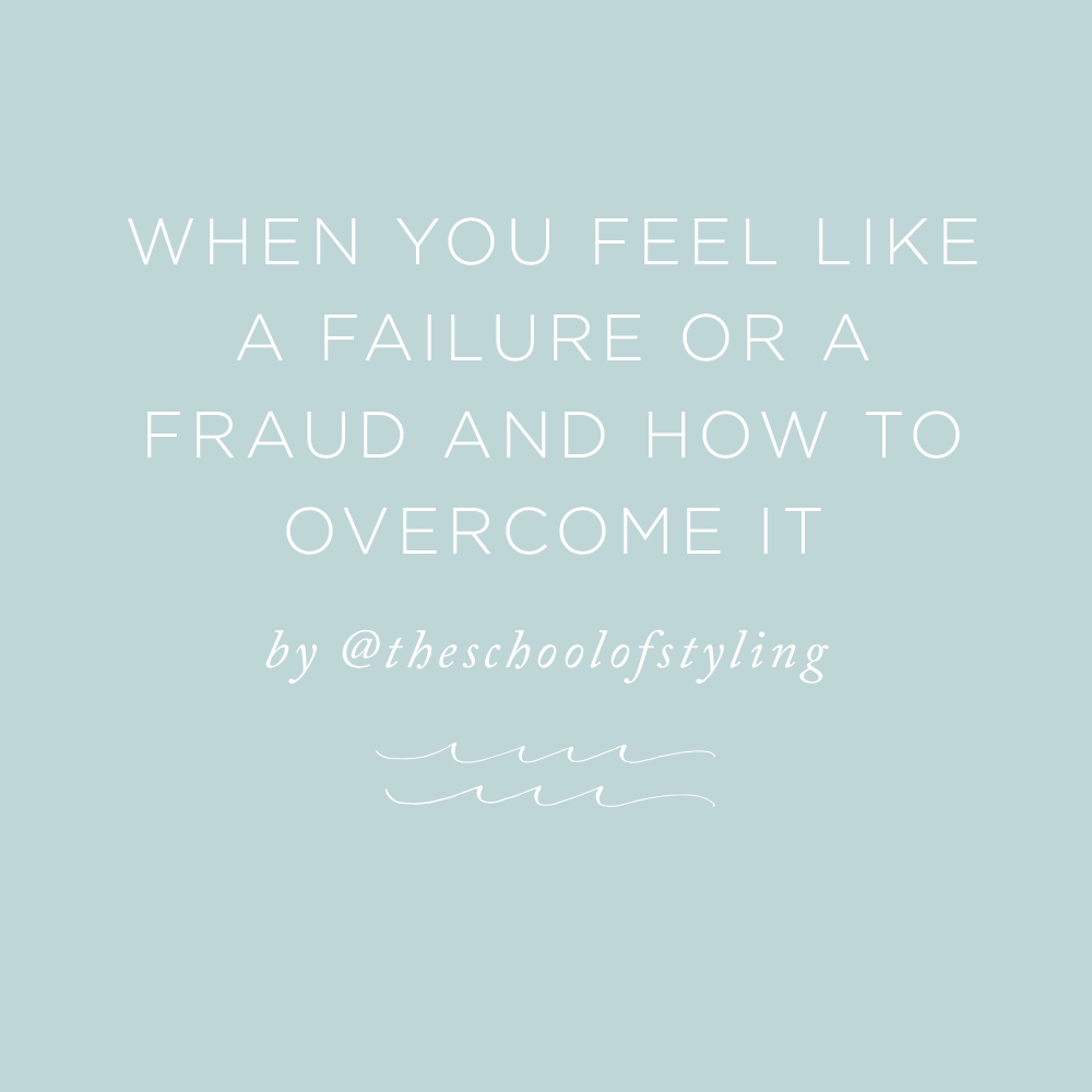 When You Feel Like a Failure or a Fraud and How to Overcome It | via the Rising Tide Society