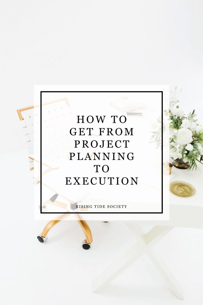 How to get from project planning to execution