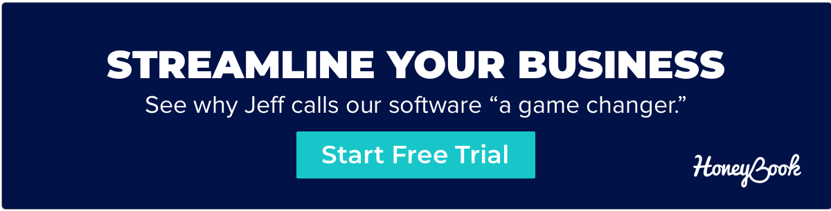 Streamline your business with HoneyBook - start free trial