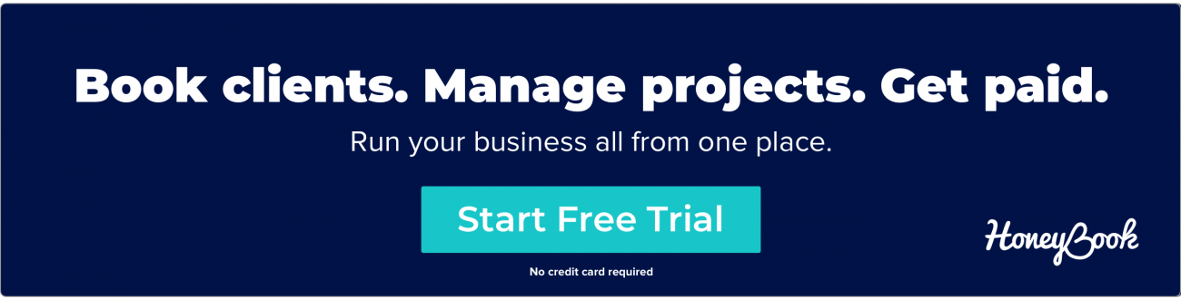 HoneyBook free trial