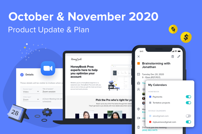 What’s New at HoneyBook: October + November 2020